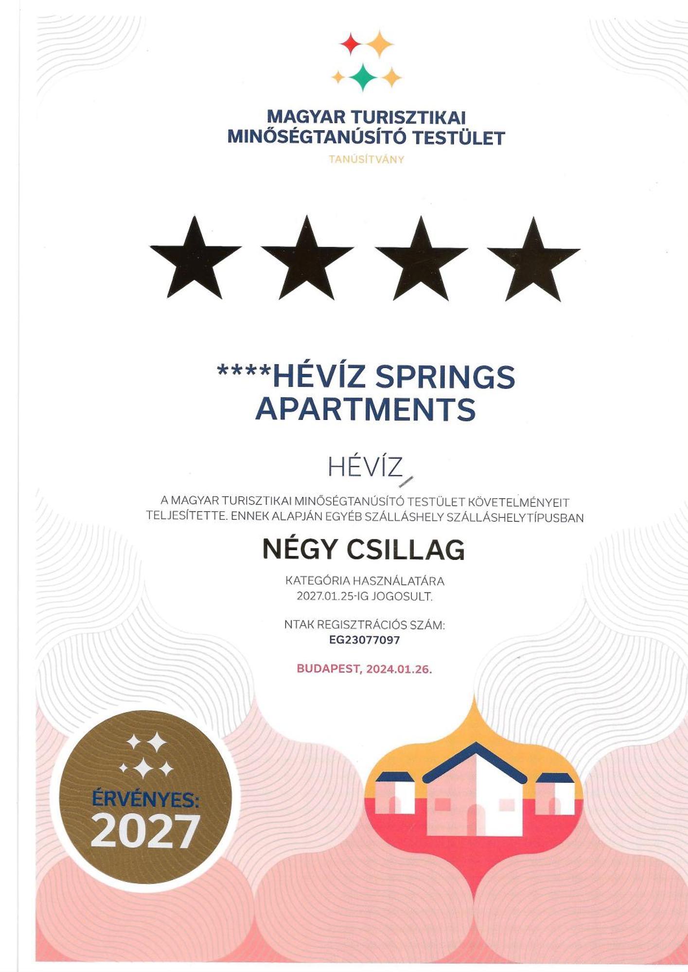 ****Heviz Springs Apartments Extérieur photo